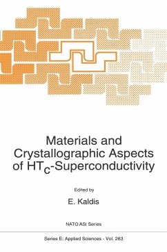 Materials and Crystallographic Aspects of Htc-Superconductivity - Kaldis, E. (ed.)