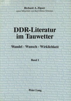 DDR-Literatur im Tauwetter - Zipser, Richard A.