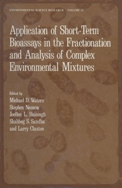 Application of Short-Term Bioassays in the Fractionation and Analysis of Complex Environmental Mixtures - Waters, Michael D. (ed.)