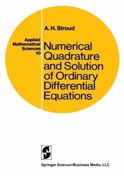 Numerical Quadrature and Solution of Ordinary Differential Equations - Stroud, A. H.