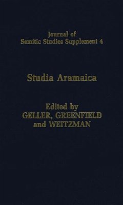 Studia Aramaica - Mathias, V. T.