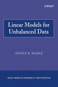 Linear Models for Unbalanced Data - Searle, Shayle R.