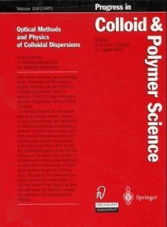 Optical Methods and Physics of Colloidal Dispersions - Palberg, Thomas und Matthias Ballauff