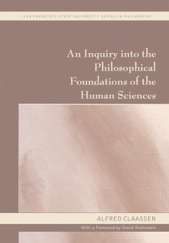 Cover An Inquiry into the Philosophical Foundations of the Human Sciences