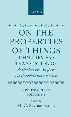 Cover ON PROPERTIES OF THINGS V3 C