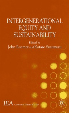 Intergenerational Equity and Sustainability - Roemer, John E.