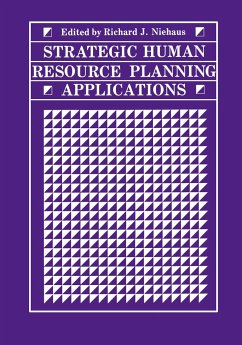 Strategic Human Resource Planning Applications - Niehaus, Richard J.