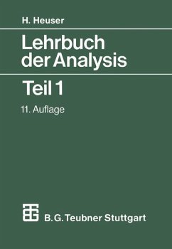 Lehrbuch der Analysis - Heuser, Harro