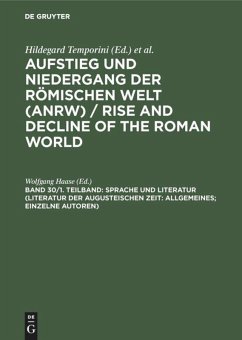 Cover Sprache und Literatur (Literatur der augusteischen Zeit: Allgemeines; einzelne Autoren)