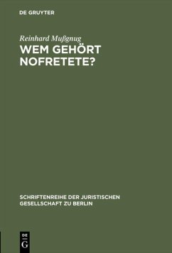 Cover Wem gehört Nofretete?