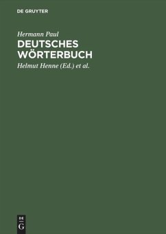 Deutsches Wörterbuch - Paul, Hermann