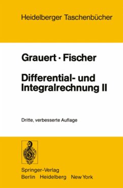 Differential- und Integralrechnung II - Grauert, Hans;Fischer, Wolfgang