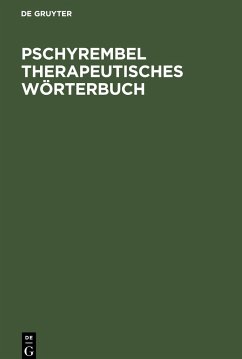 Pschyrembel Therapeutisches Wörterbuch