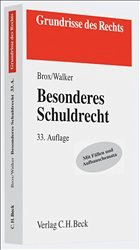 Besonderes Schuldrecht - Brox, Hans / Walker, Wolf D.