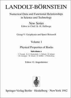 Cover Physical Properties of Rocks / Landolt-Börnstein, Numerical Data and Functional Relationships in Science and Technology 1a
