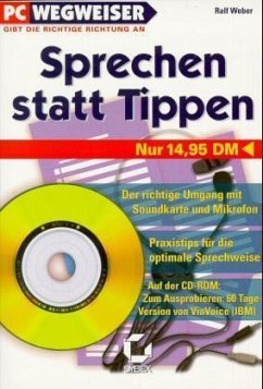 Sprechen statt tippen, m. CD-ROM - Weber, Ralf
