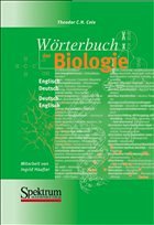 Wörterbuch der Biologie, englisch-deutsch/deutsch-englisch