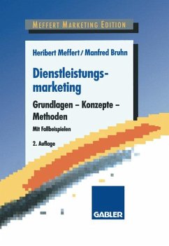 Dienstleistungsmarketing: Grundlagen - Konzepte - Methoden