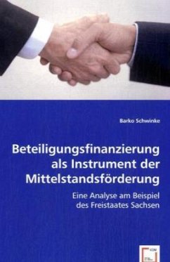 Cover Beteiligungsfinanzierung als Instrument der Mittelstandsförderung