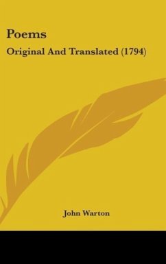 Poems - Warton, John