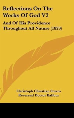 Reflections On The Works Of God V2 - Sturm, Christoph Christian