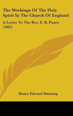 The Workings Of The Holy Spirit In The Church Of England - Manning, Henry Edward