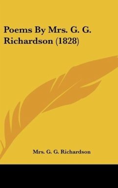 Poems By Mrs. G. G. Richardson (1828) - Richardson, G. G.
