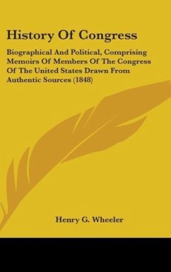History Of Congress - Wheeler, Henry G.