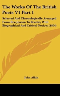 The Works Of The British Poets V1 Part 1 - Aikin, John