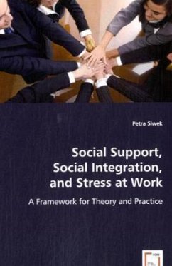 Social Support, Social Integration, and Stress at Work - Siwek, Petra