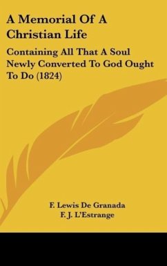 A Memorial Of A Christian Life Cover A Memorial Of A Christian Life