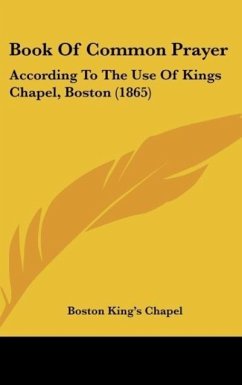 Book Of Common Prayer - Boston King's Chapel