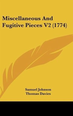 Miscellaneous And Fugitive Pieces V2 (1774)
