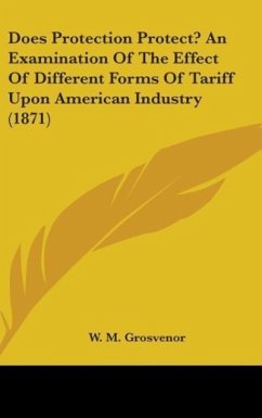 Does Protection Protect? An Examination Of The Effect Of Different Forms Of Tariff Upon American Industry (1871)