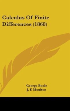 Calculus Of Finite Differences (1860)