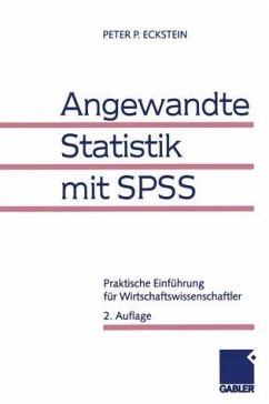 Cover Angewandte Statistik mit SPSS: Praktische Einführung für Wirtschaftswissenschaftler