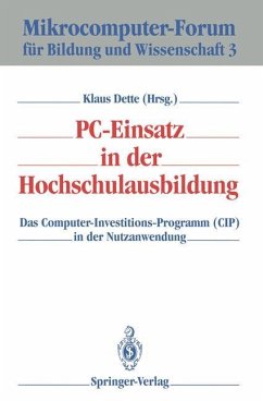 PC-Einsatz in der Hochschulausbildung