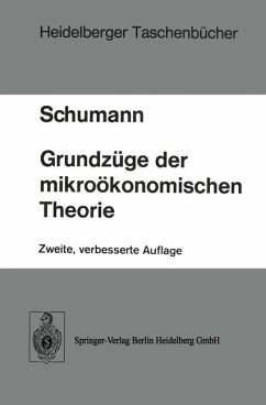 Grundzüge der mikroökonomischen Theorie - Jochen Schumann