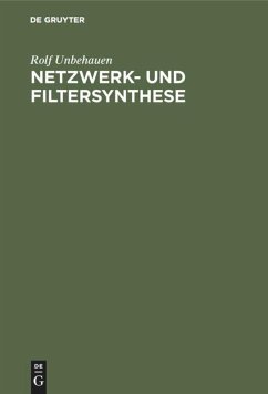 Netzwerk- und Filtersynthese - Unbehauen, Rolf