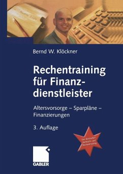 Rechentraining für Finanzdienstleister - Klöckner, Bernd W