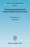 Verfassungsgerichtsbarkeit in Deutschland und Österreich.