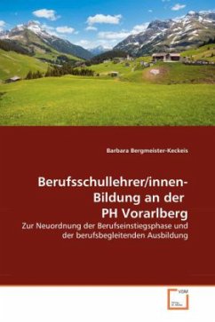 Berufsschullehrer/innen-Bildung an der PH Vorarlberg - Bergmeister-Keckeis, Barbara