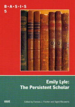 Cover Emily Lyle: The Persistent Scholar