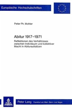 Cover Abitur 1917 - 1971