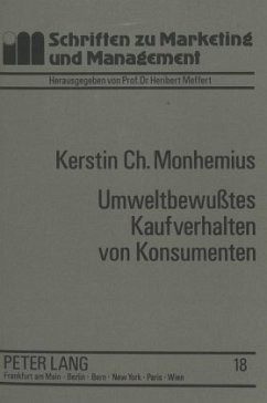 Umweltbewußtes Kaufverhalten von Konsumenten - Monhemius, Kerstin Christiane;Universität Münster