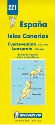 Cover Michelin Karte Espana, Islas Canarias, Fuerteventura, Lanzaraote