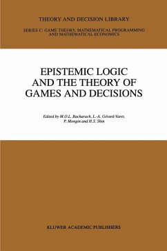 Epistemic Logic and the Theory of Games and Decisions - Bacharach, M. (ed.) / Gerard Varet, L.A. / Mongin, P. / Shin, H.S.