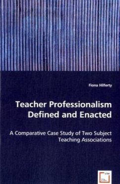 Teacher Professionalism Defined and Enacted - Hilferty, Fiona