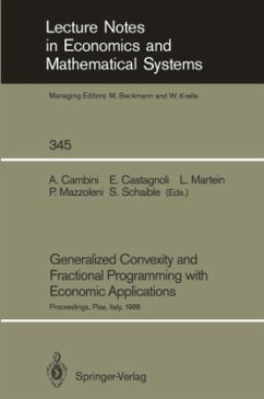 Generalized Convexity and Fractional Programming with Economic Applications