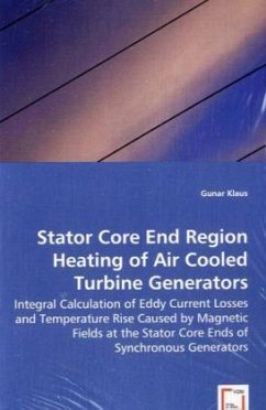 Cover Stator Core End Region Heating of Air Cooled Turbine Generators
